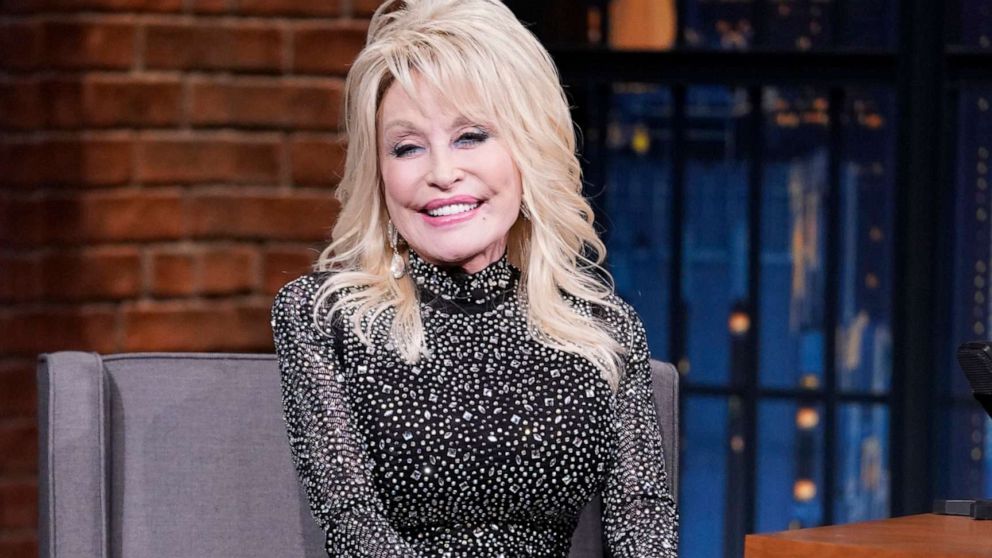 PHOTO: Singer Dolly Parton appears on a TV show, Nov. 21, 2019, in New York City.
