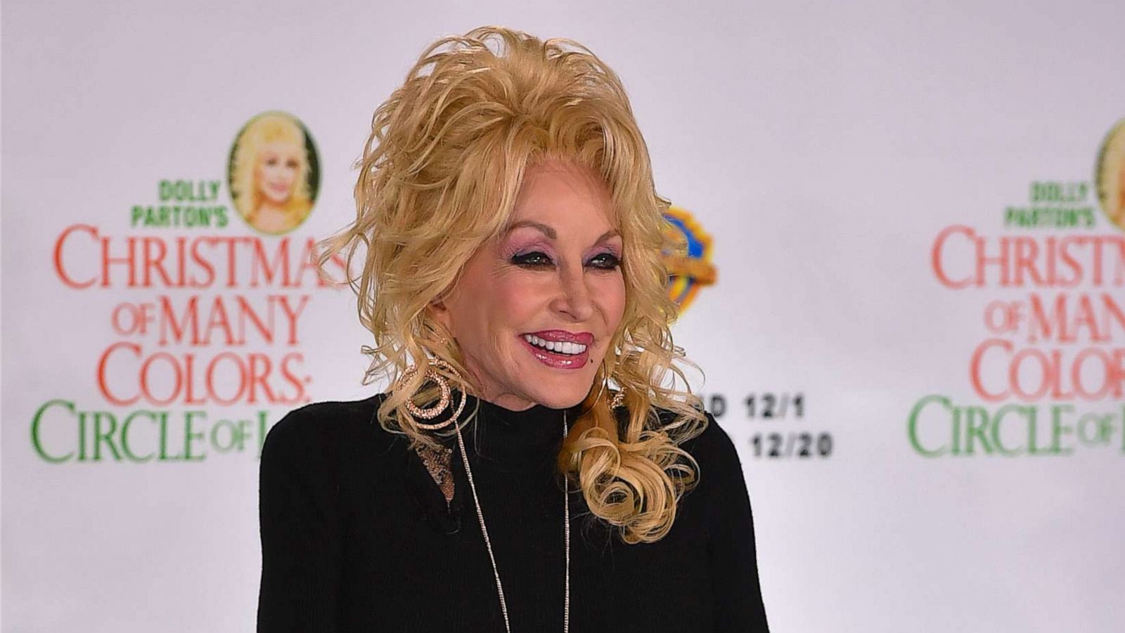 PHOTO: Actress Dolly Parton attends a press conference for the film "Christmas Of Many Colors: Circle Of Love," in Nashville, Tenn., Nov. 3, 2016.