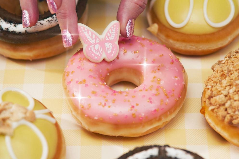 PHOTO: Krispy Kreme teamed up with Dolly Parton to create a new limited-edition Southern Sweets Doughnut Collection with four new doughnuts.