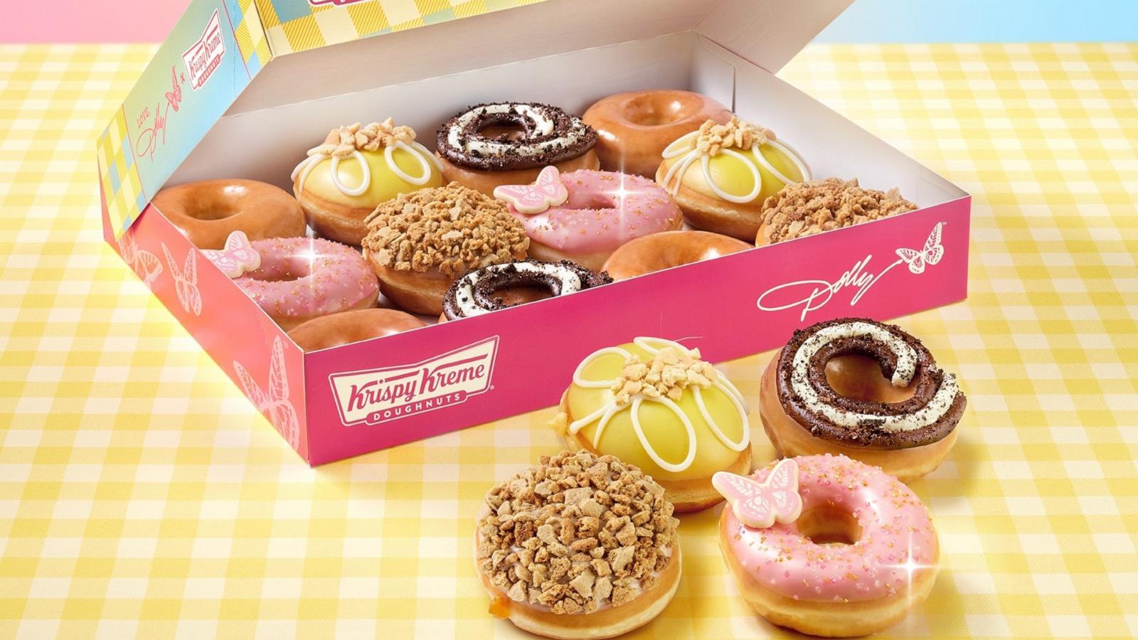 PHOTO: Krispy Kreme teamed up with Dolly Parton to create a new limited-edition Southern Sweets Doughnut Collection with four new doughnuts.