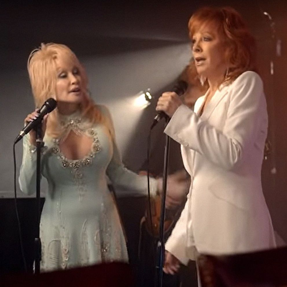 Watch Reba McEntire and Dolly Parton's new music video for their 'Does