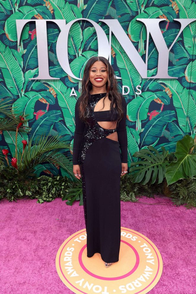 Dominique Fishback attends 76th Annual Tony Awards, June 11, 2023 at United Palace Theater in New York.