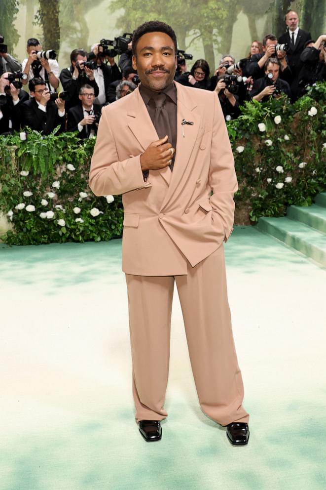 PHOTO: Donald Glover attends The 2024 Met Gala Celebrating "Sleeping Beauties: Reawakening Fashion" at The Metropolitan Museum of Art on May 06, 2024 in New York City.