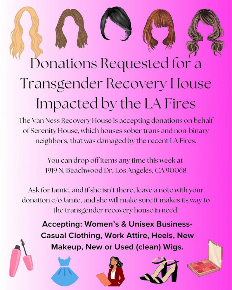 PHOTO: Maebe A. Girl launched a donation drive for displaced residents by sharing a flyer on Instagram, which Ariana Grande reshared to boost contributions for recovery homes.