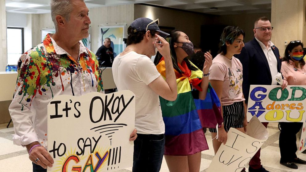 The bill aims to remove schools’ ability to discuss gender identity and sexual orientation in the classroom. 