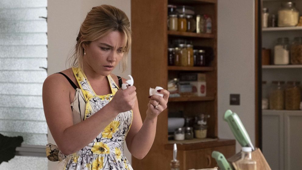 Florence Pugh as Alice in a scene from the film, "Don't Worry Darling."