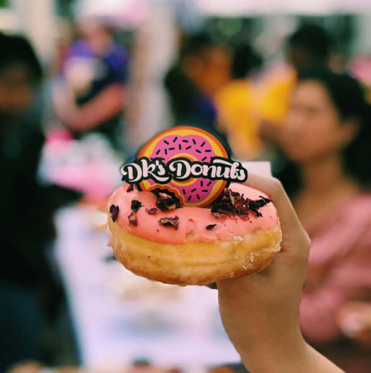 PHOTO: Rose Pedal by DK's Donuts, June 8, 2019.