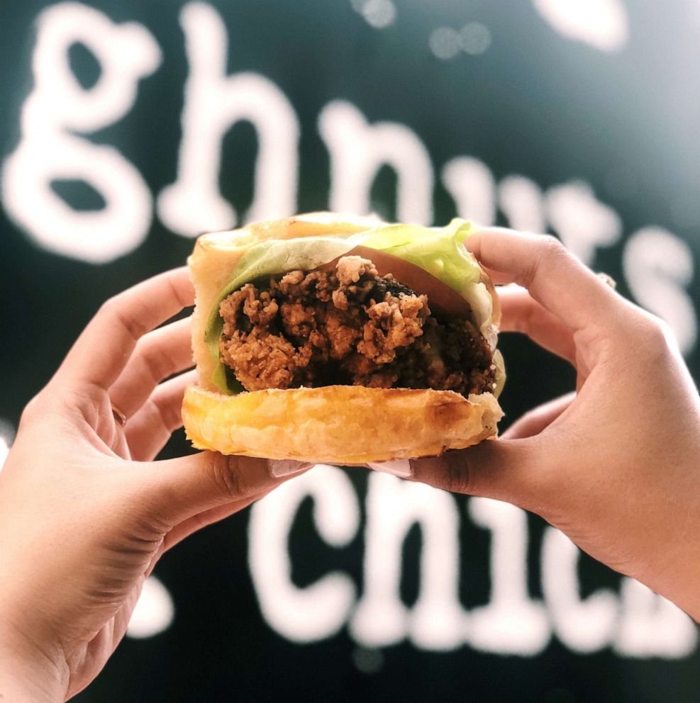 PHOTO: Chicken Sandwich by Astro Doughnuts, June 8, 2019.