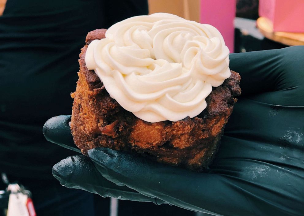 PHOTO:Bread Pudding by Voodoo Doughnut, June 8, 2019. 