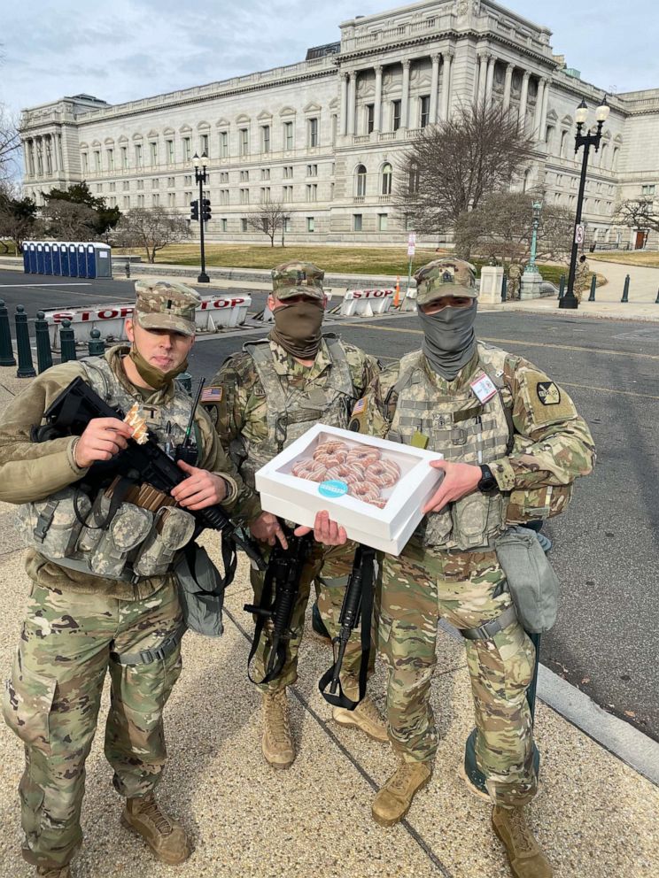 PHOTO: First responders in Capitol Hill receive breakfast donations thanks to local restaurants organized by We, The Pizza.