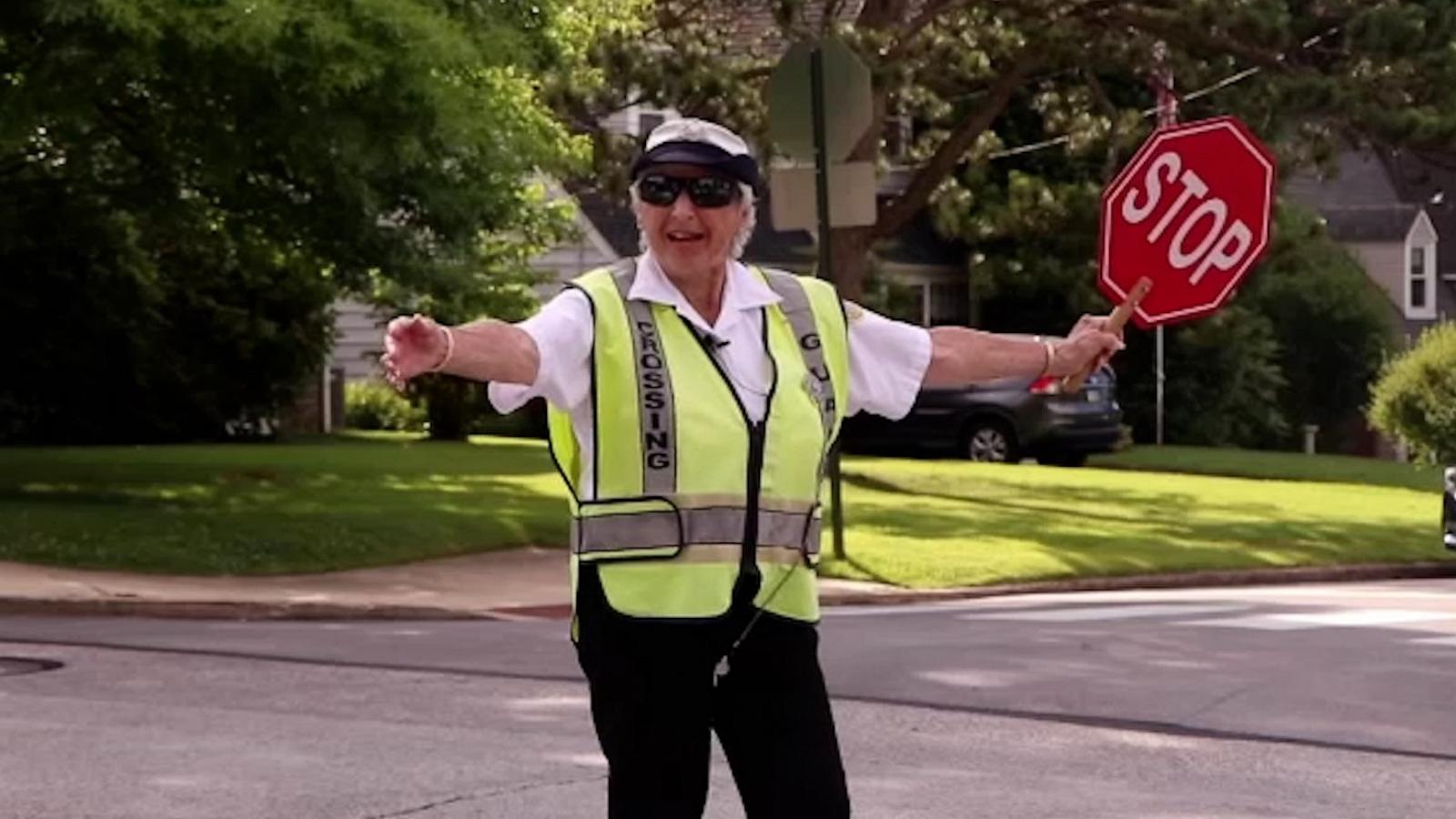 PHOTO: Dorothy "Miss Dottie" Kalkbrenner, an 89-year-old crossing guard recently bid farewell to her career after serving for 47 years.