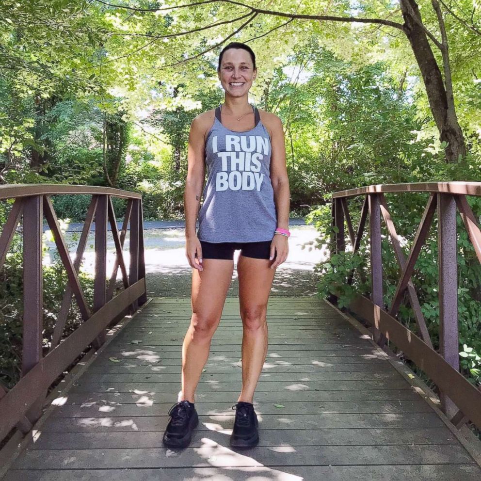 PHOTO: Dorothy Beal started her own running gear company, I Run This Body. 