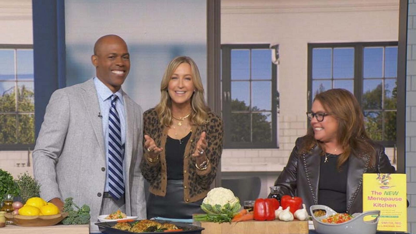 PHOTO: Dr. Ian Smith and Rachael Ray share recipes from the book "The New Menopause Kitchen" on "Good Morning America" on Sept. 30, 2026.