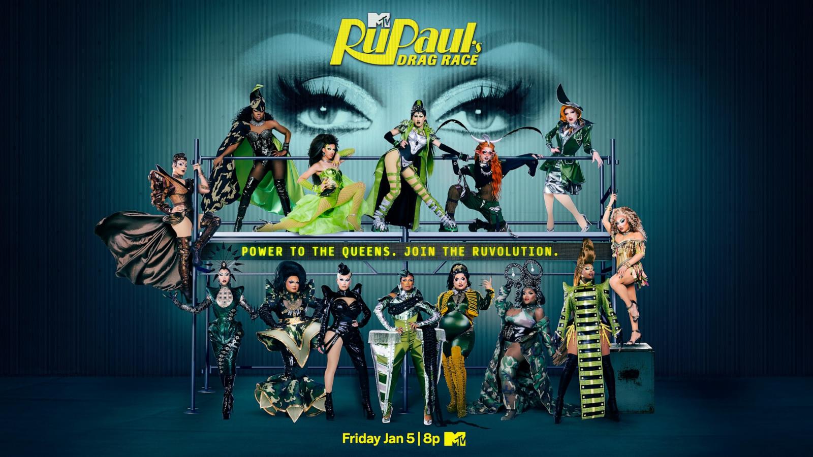 PHOTO: "RuPaul's Drag Race" season 16 contestants