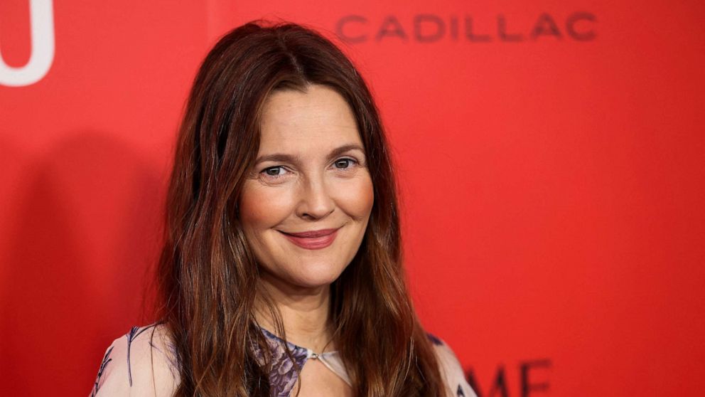 FILE PHOTO: Drew Barrymore poses on the red carpet as she arrives for the Time Magazine 100 gala celebrating their list of the 100 Most Influential People in the world in New York City, New York, U.S., April 26, 2023.