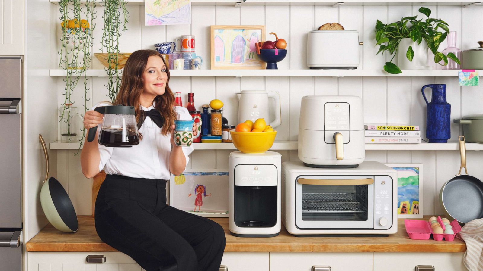 Drew Barrymore's Beautiful Kitchenware is the Perfect Mother's Day