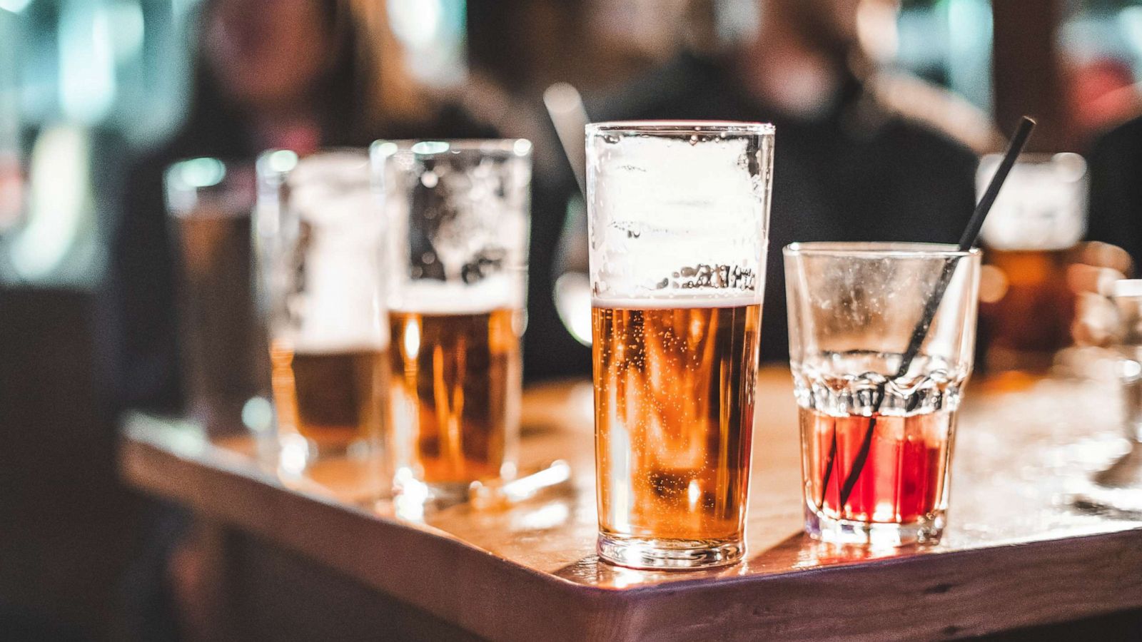 PHOTO: Drinks are seen at a bar in an undated stock photo.