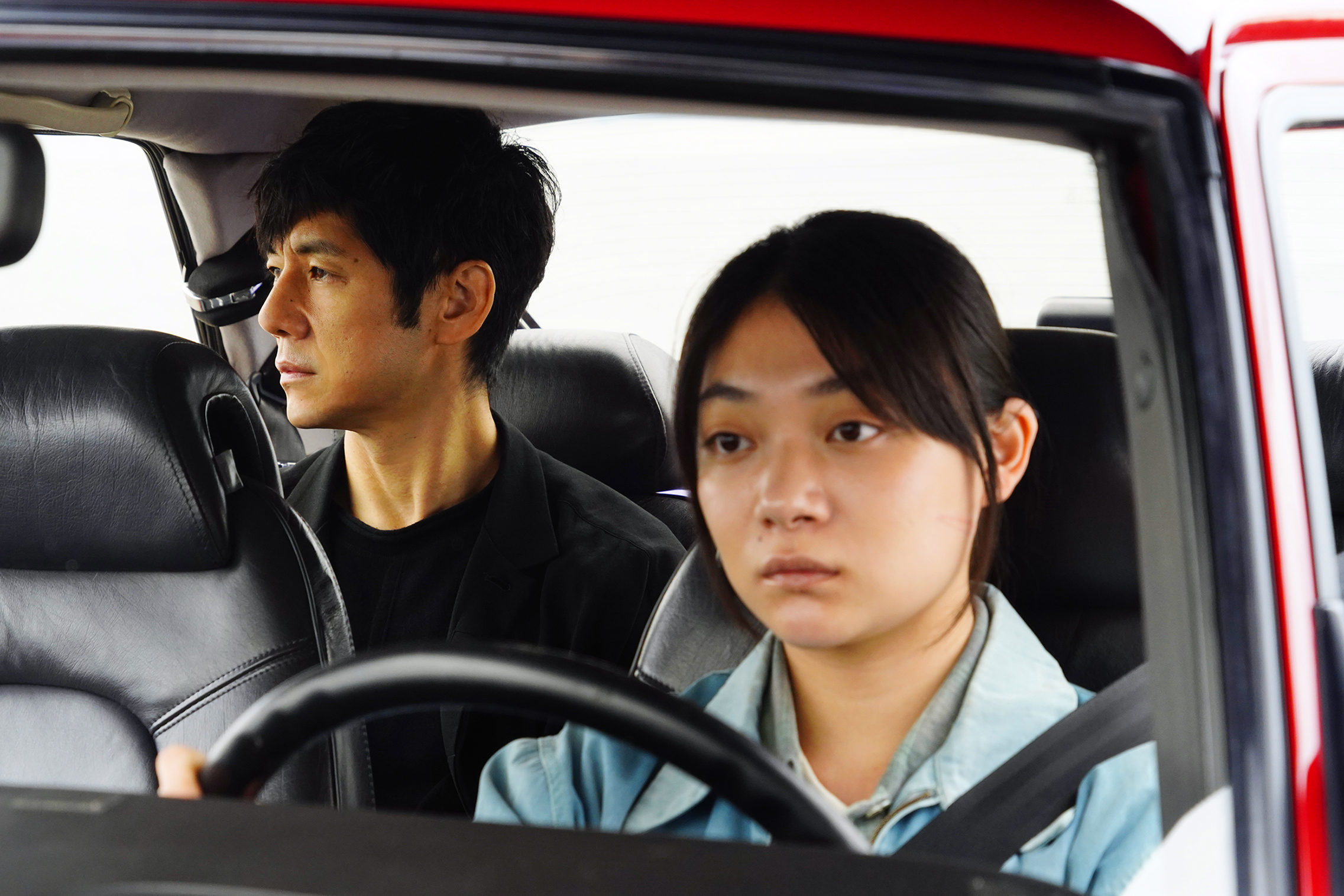 PHOTO: Hidetoshi Nishijima and Toko Miura in a scene from &quot;Drive My Car.&quot;