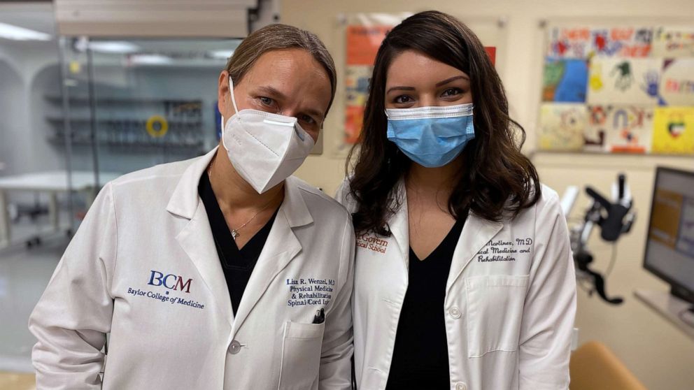 PHOTO: Dr. Lisa Wenzel, left, and Dr. Claudia Martinez are seen here together on June 22, 2022.