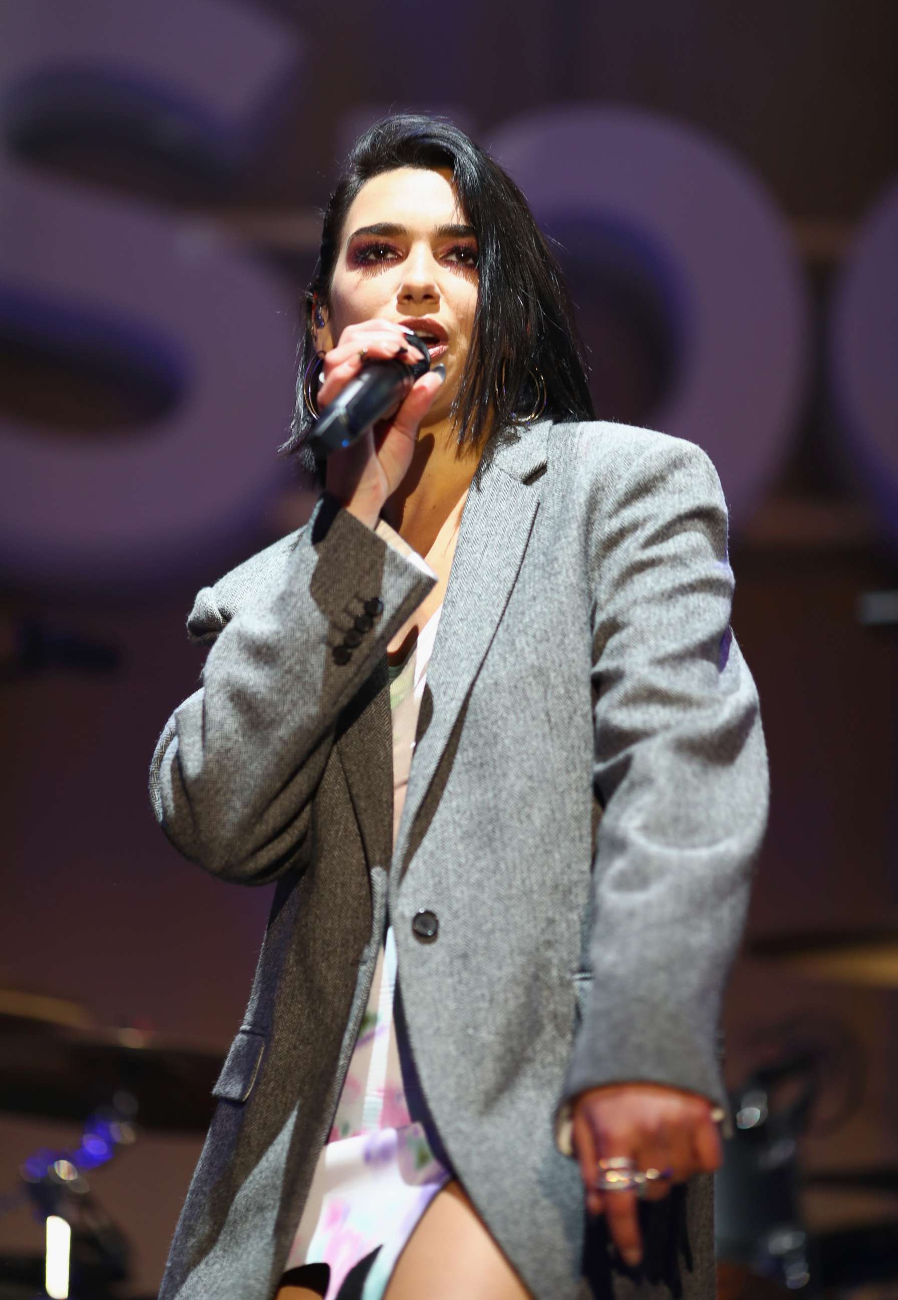 PHOTO: Dua Lipa performs onstage during the Spotify "Best New Artist 2019" party, Feb. 7, 2019, in Los Angeles.