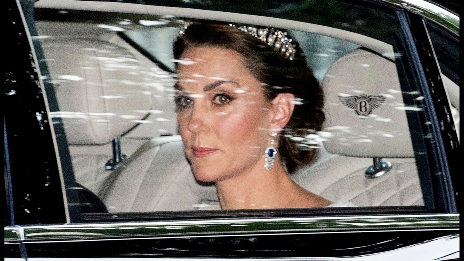 PHOTO: Catherine, the Duchess of Cambridge arrives at Buckingham Palace for the State visit of President Trump and the first lady, June 3, 2019.