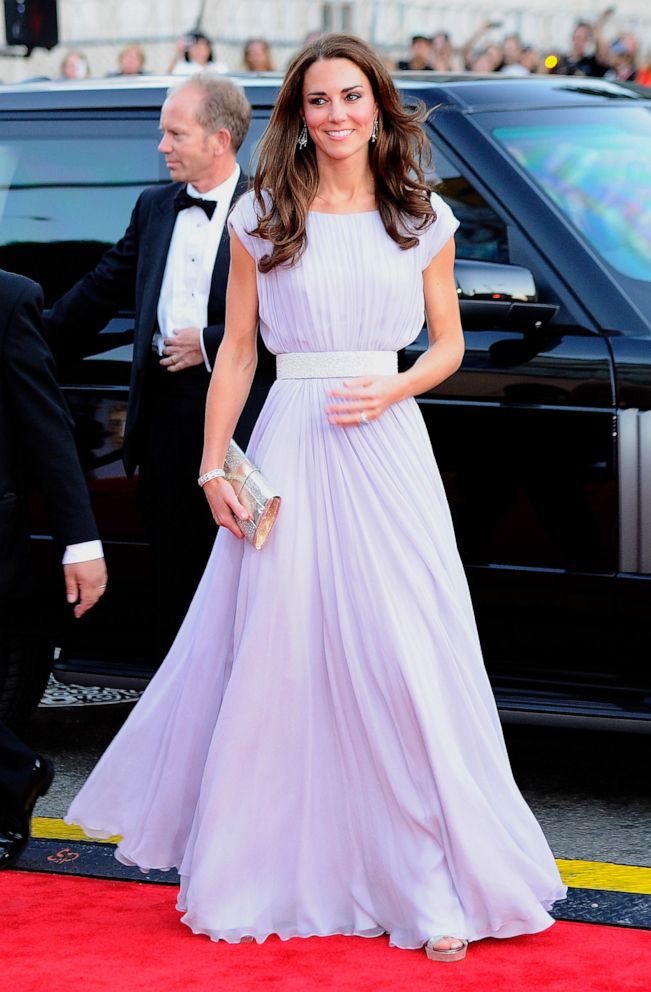 PHOTO: Catherine, Duchess of Cambridge arrives at the BAFTA Brits To Watch event held at the Belasco Theatre, July 9, 2011 in Los Angeles.