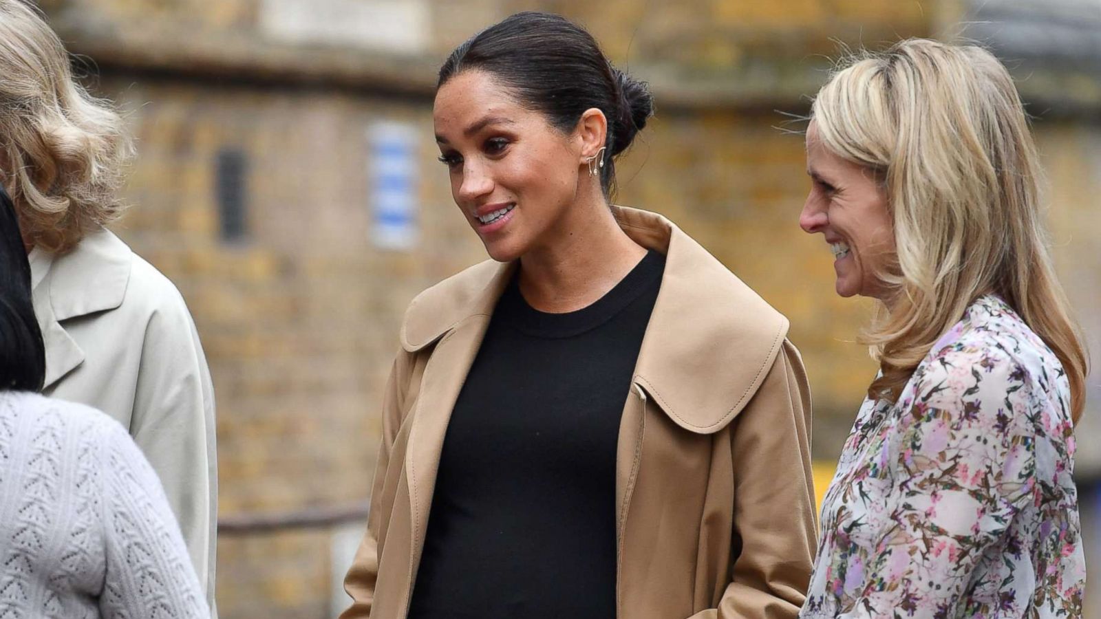 PHOTO: Meghan, Duchess of Sussex arrives at St Charles hospital in west London to visit Smart Works, a charity to which she has become patron, Jan. 10, 2019.