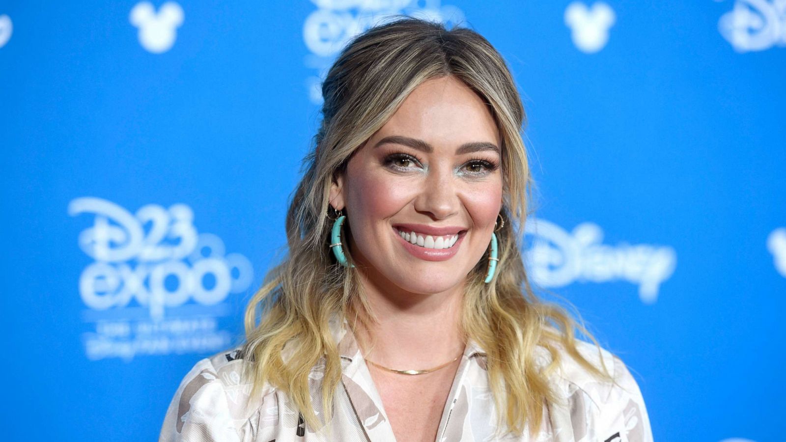 PHOTO: Hilary Duff attends D23 Disney+ Showcase at Anaheim Convention Center, Aug. 23, 2019, in Anaheim, Calif.