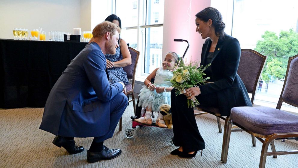 VIDEO: Prince Harry, Meghan Markle step out to honor seriously ill children