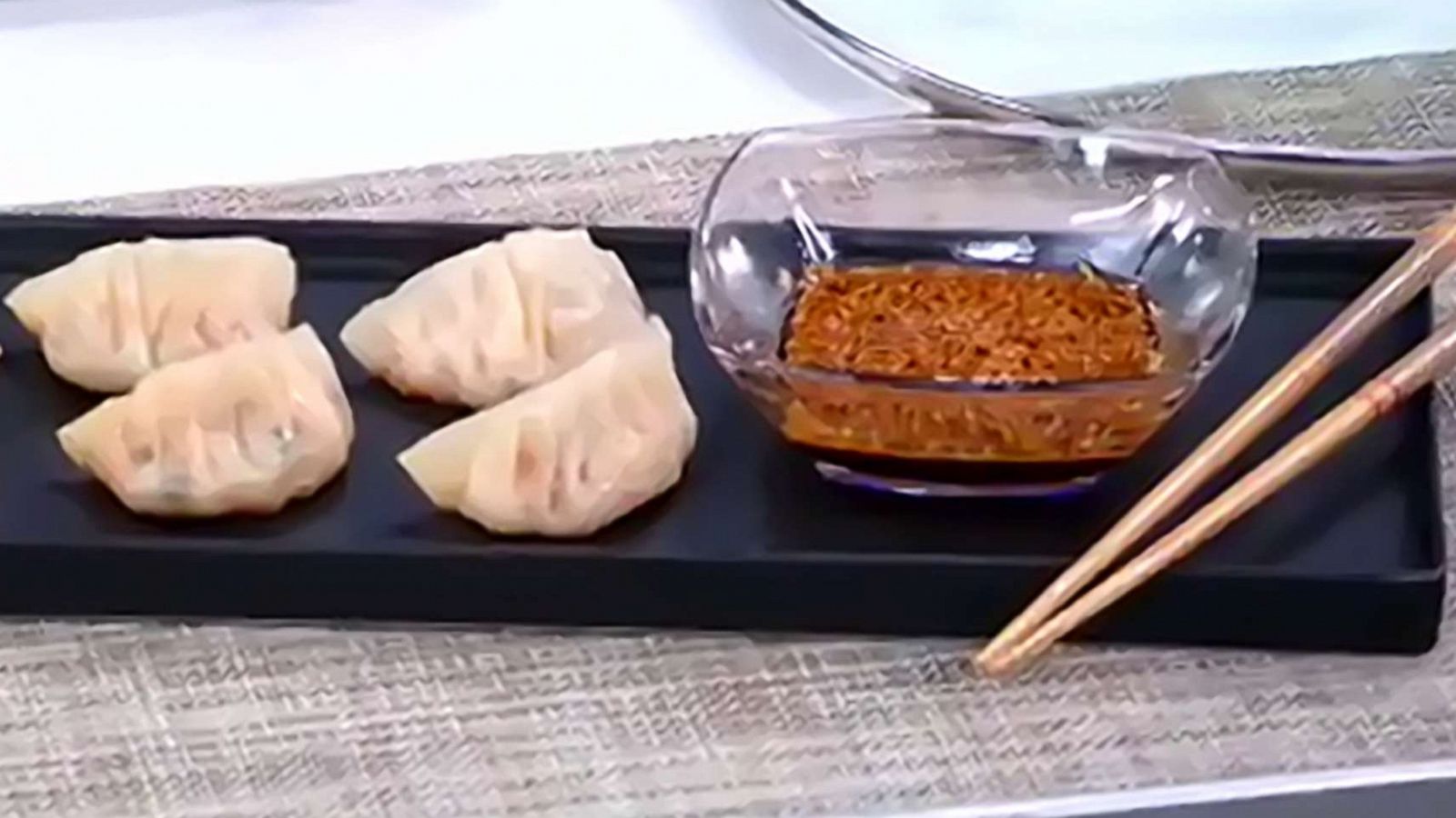 PHOTO: Chef Esther Choi makes halmoni mandu, or grandma's dumplings.