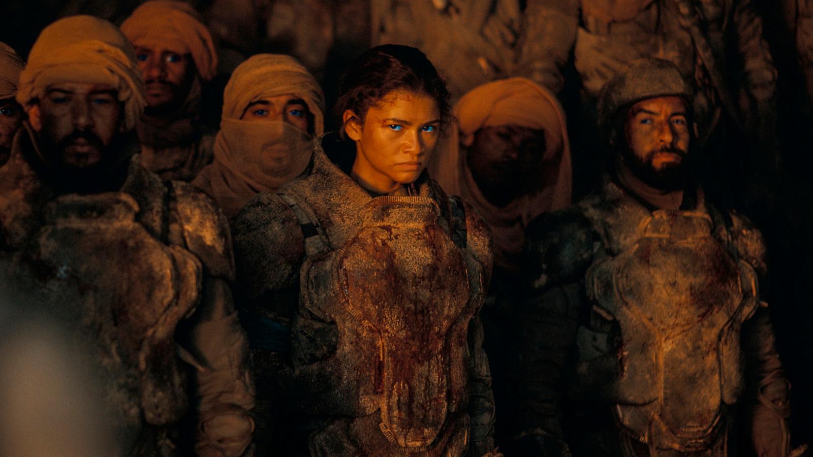 PHOTO: This image released by Warner Bros. Pictures shows Zendaya in a scene from "Dune: Part Two."