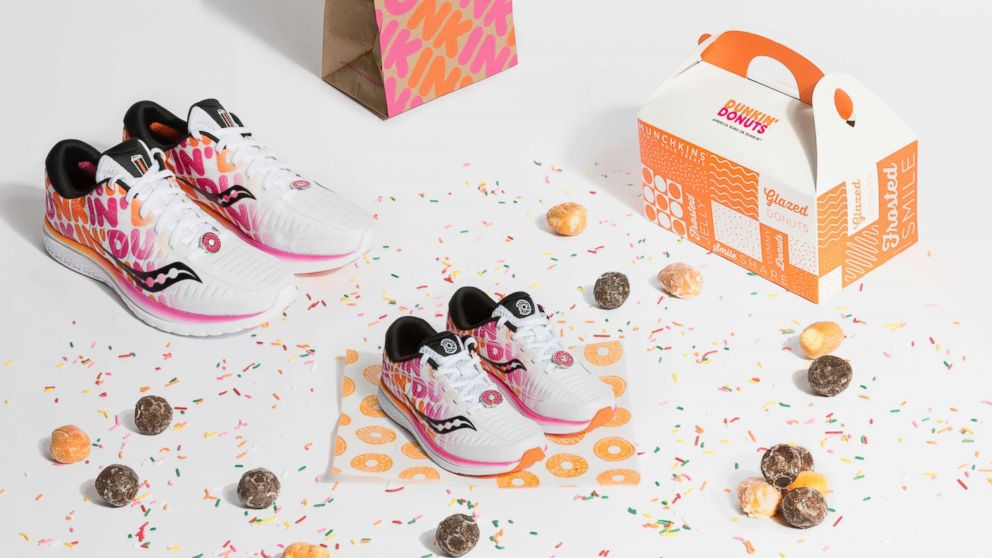 Saucony and Dunkin' Donuts team up for a sweet sneaker launch.