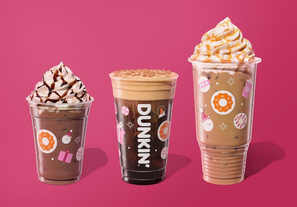 PHOTO: Dunkin's new holiday menu hits stores nationwide on Nov. 1.