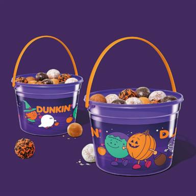 PHOTO: A new Halloween Munchkin' bucket at Dunkin'.