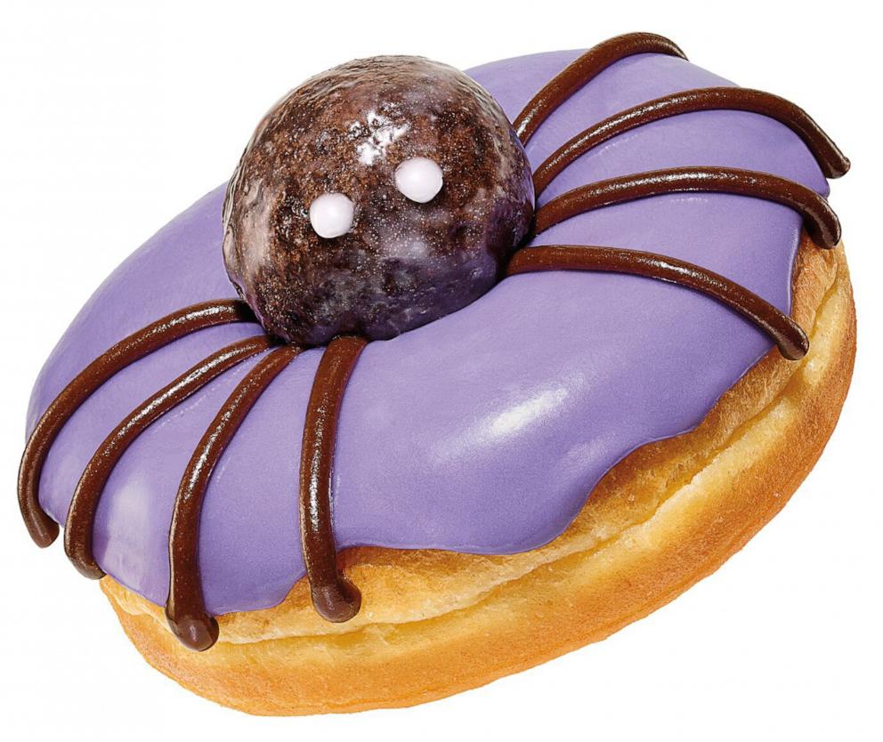 PHOTO: A new spider donut at Dunkin' for Halloween.