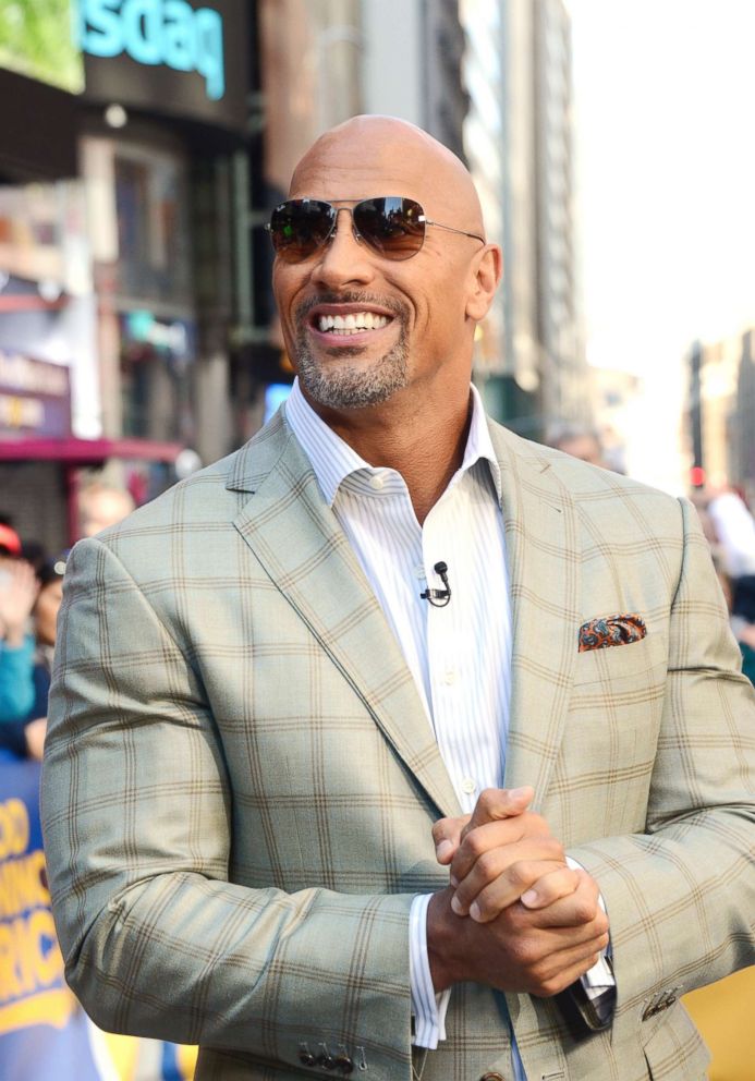 PHOTO: Dwayne Johnson visits "Good Morning America" on June, 9, 2016.