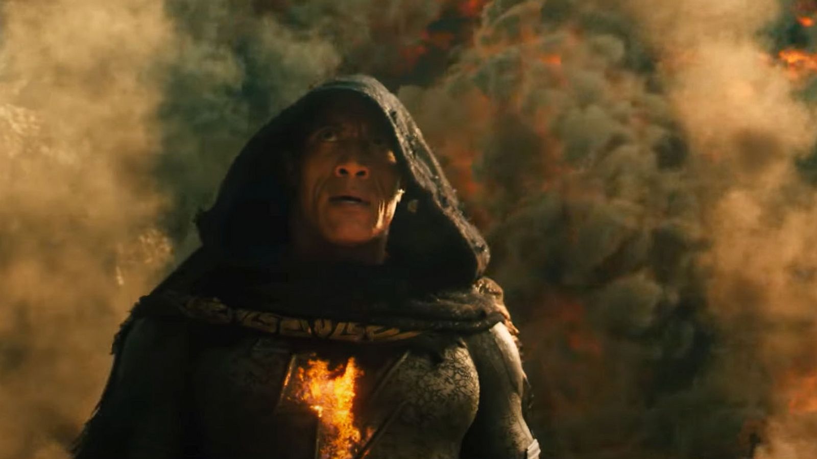 PHOTO: In this screen grab from a video, Dwayne Johnson appears in the movie "Black Adam."