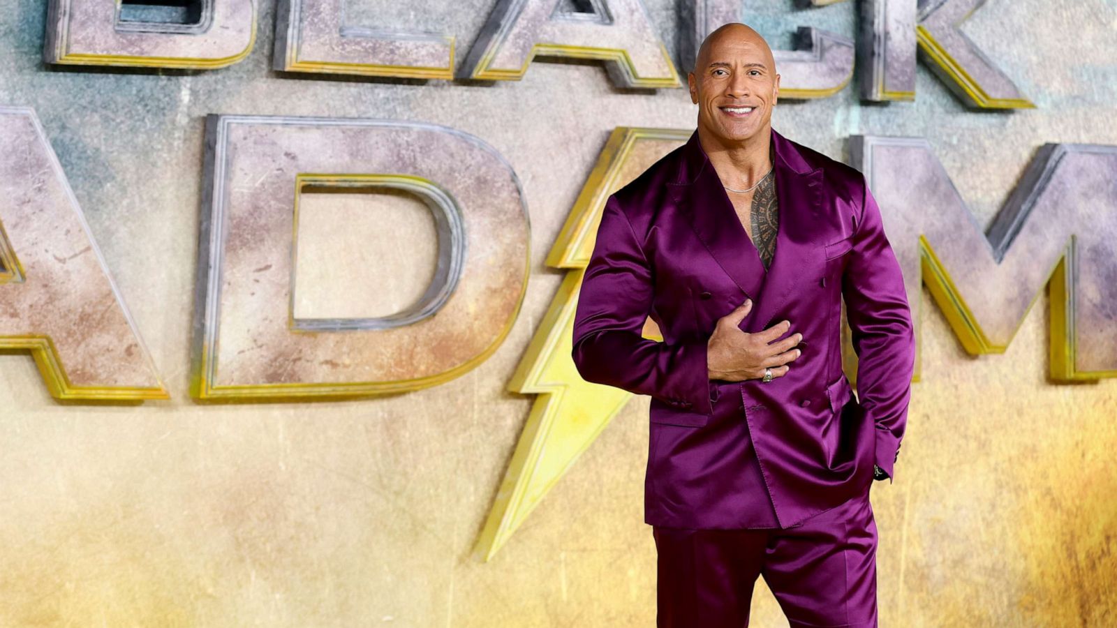 PHOTO: Dwayne Johnson attends the UK Premiere of "Black Adam" at Cineworld Leicester Square on Oct. 18, 2022 in London.