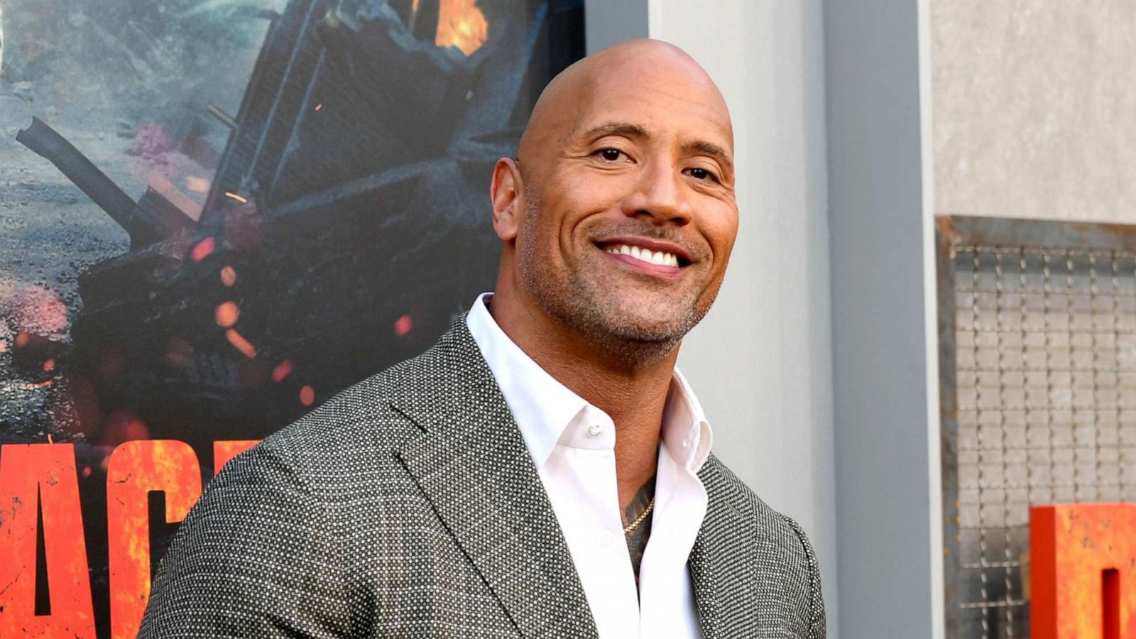 PHOTO: In this April 4, 2018, file photo, actor Dwayne Johnson arrives at the premiere of Warner Bros. Pictures' "Rampage" in Los Angeles.