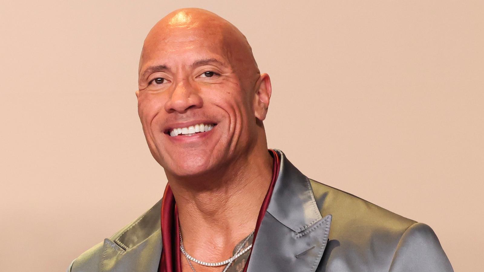 PHOTO: Presenter Dwayne "The Rock" Johnson poses in the press room during the 96th Annual Academy Awards at Ovation Hollywood on March 10, 2024 in Hollywood.