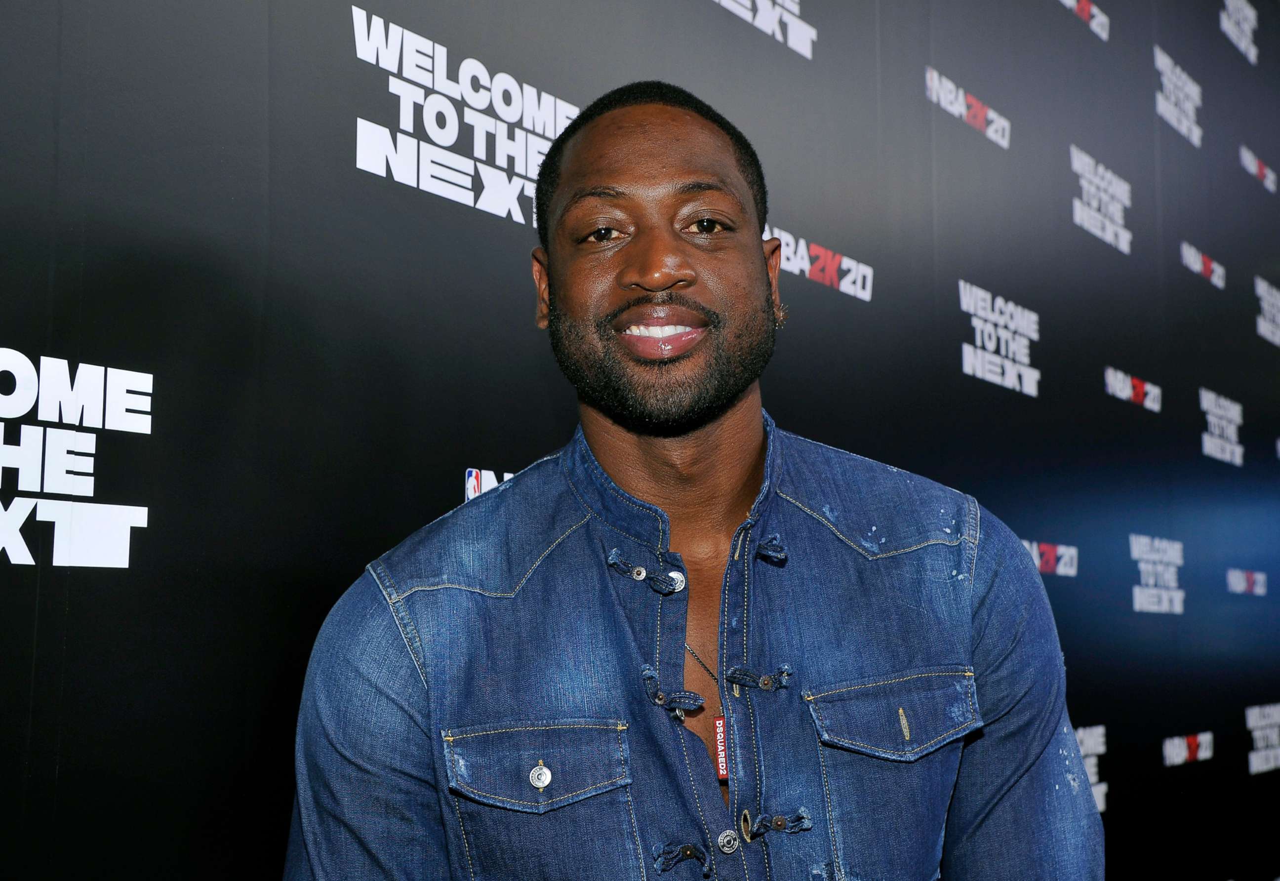 PHOTO: Dwyane Wade attends the NBA 2K20: Welcome to the Next, Sept. 5, 2019, in Los Angeles.