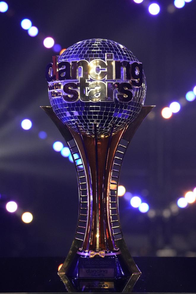 PHOTO: The "Len Goodman Mirrorball Trophy" is shown from "Dancing with the Stars."