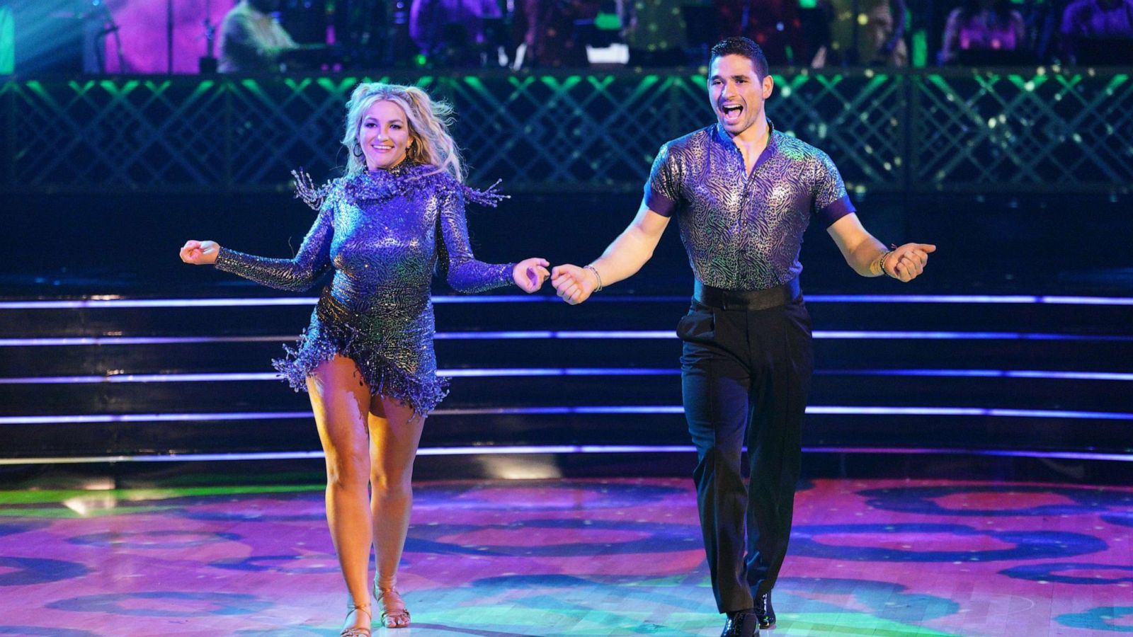 PHOTO: Jamie Lynn Spears and Alan Bersten perform on "Dancing With the Stars" on ABC, Oct. 3, 2023.