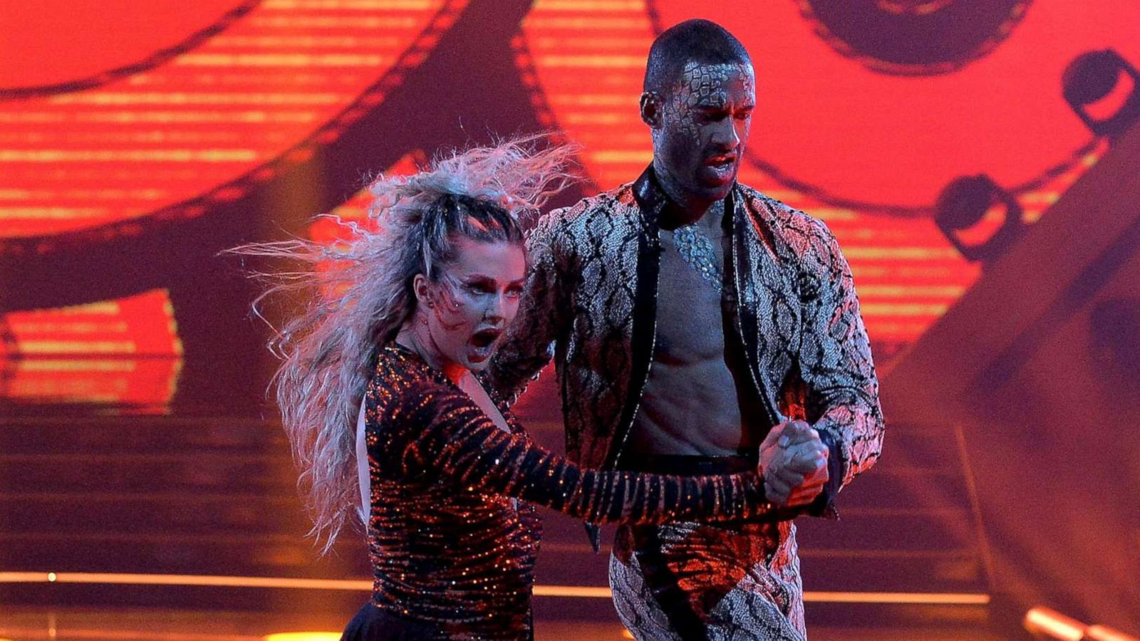 PHOTO: Lindsay Arnold and Matt James on "Dancing With the Stars."