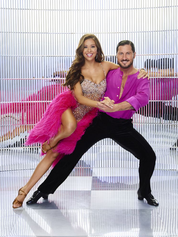 Photo: ABC "dancing with the Stars" Stars Gabby Windy ("The Bachelorette") with partner Val Chmerkovskiy.