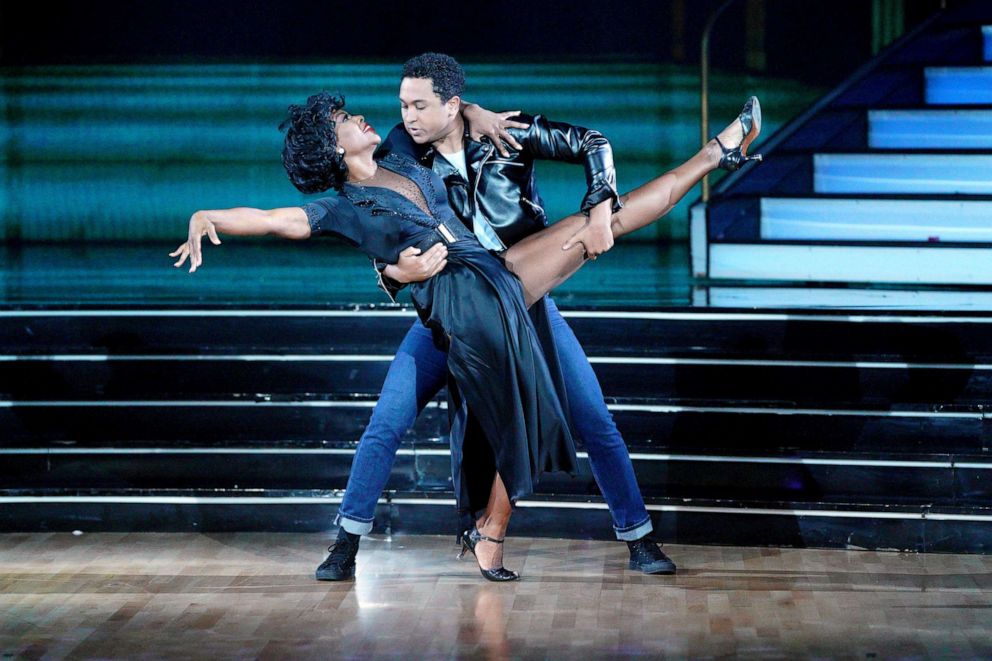 PHOTO: Kenya Moore and Brandon Armstrong on "Dancing with the Stars," Oct 18. 2021.