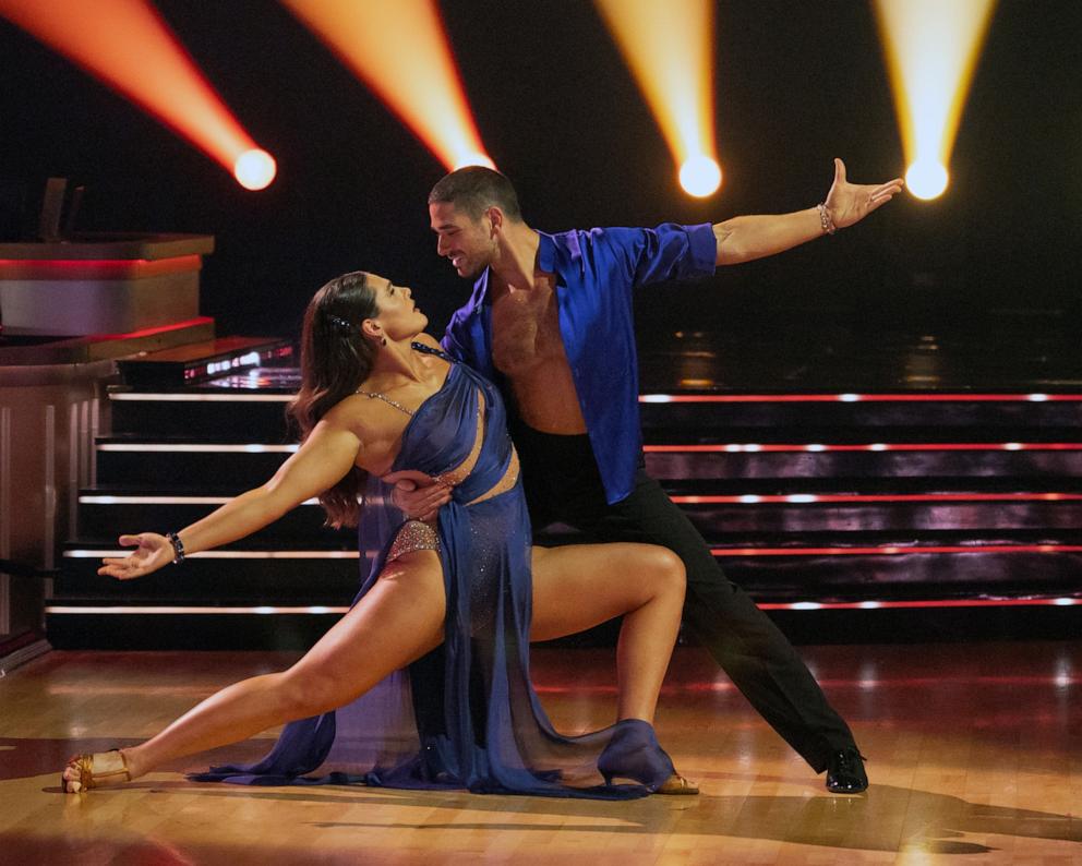 PHOTO: Ilona Maher and Alan Bersten on "Dancing with the Stars" season 33.