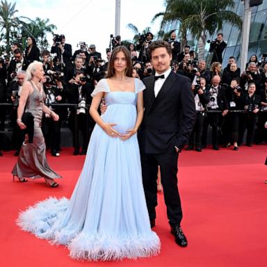 PHOTO: Barbara Palvin and Dylan Sprouse attend screening during the 79th annual Cannes Film Festival at Palais des Festivals on May 14, 2026 in Cannes, France. 
