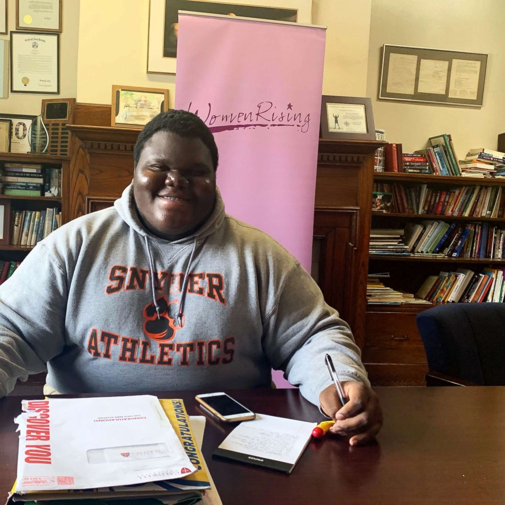 PHOTO: Dylan Chidick , 17, of N.J., recently got accepted to 17 colleges after overcoming homelessness.