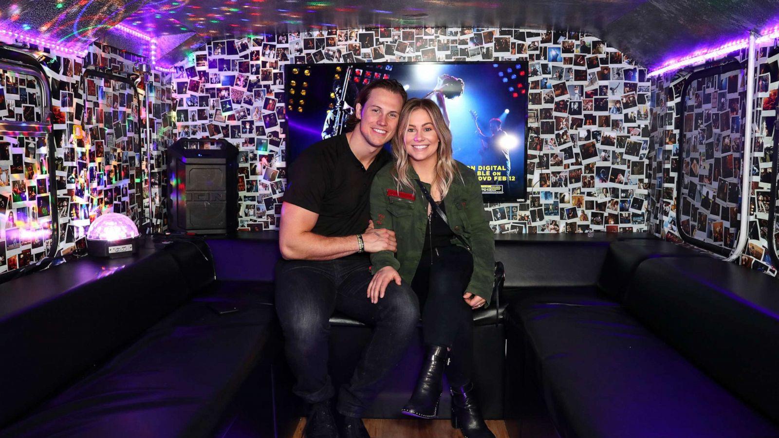 PHOTO:Andrew East and Shawn Johnson at Whiskey a Go Go on Feb. 12, 2019 in Los Angeles.